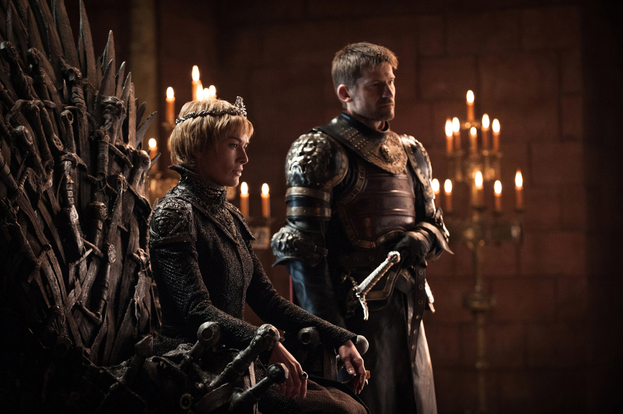 Lena Headey and Nikolaj Coster-Waldau star in season 7’s “Game of Thrones.” Helen Sloan/HBO