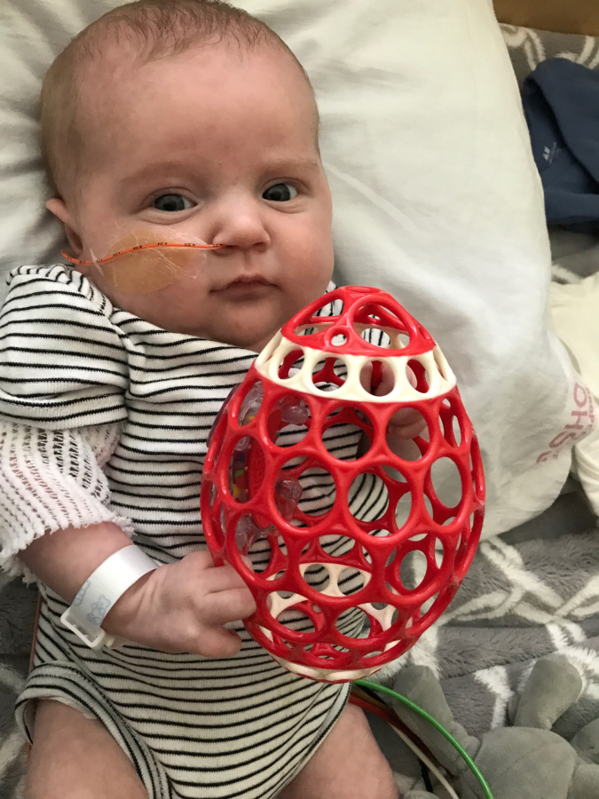 Hudson Lail underwent surgery for a congenital heart defect when he was 1 week old. He spent much of his short life in Doernbecher Children’s Hospital in Portland.
