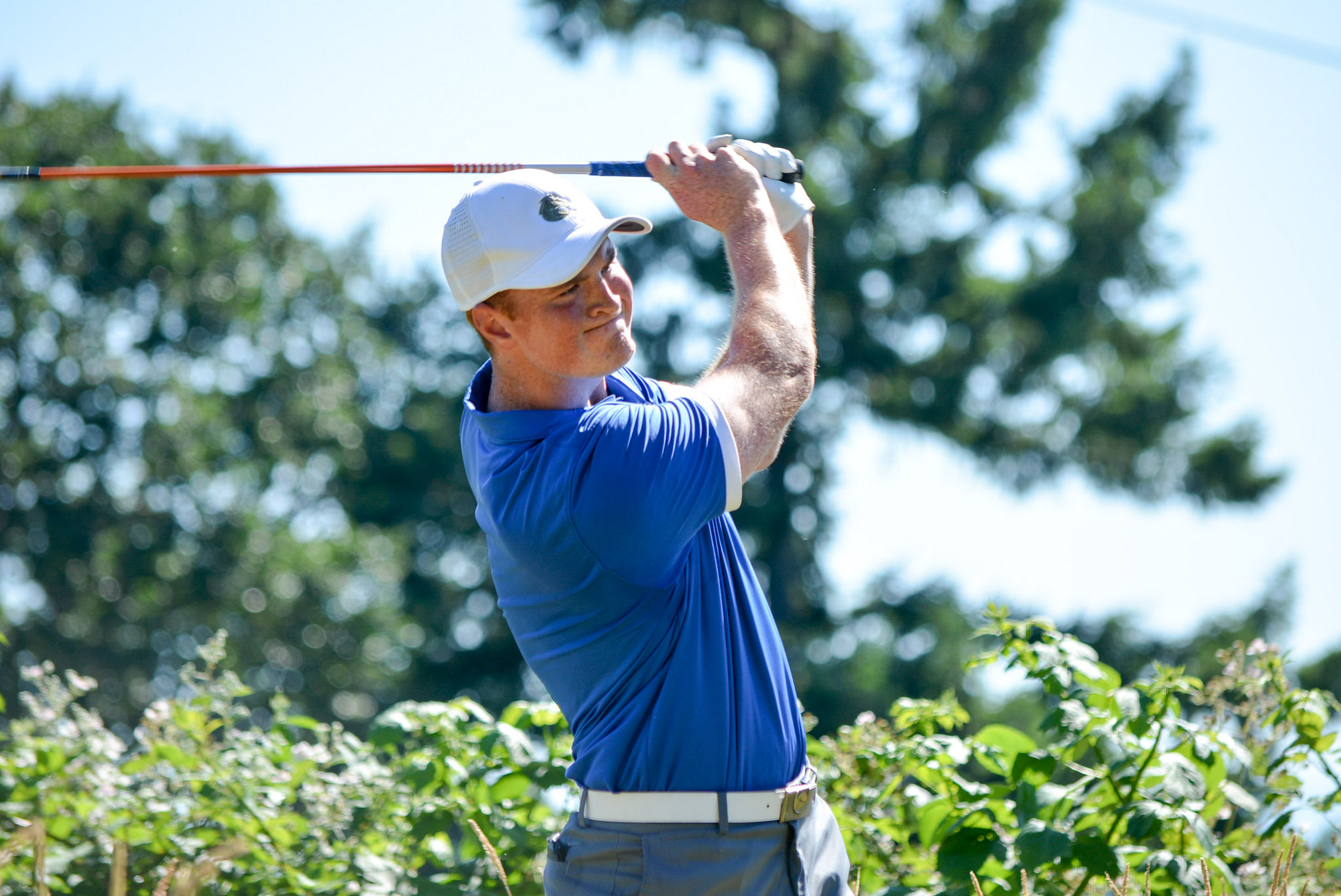 Camas High grad and Boise State golfer Brian Humphreys competes in the championship round of the Oregon Amateur at The Oregon Golf Club on Sunday, June 25, 2017. He was runner-up for the second year in a row.