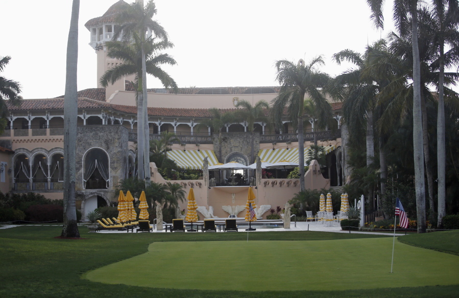 President Donald Trump’s Mar-a-Lago estate in Palm Beach, Fla.