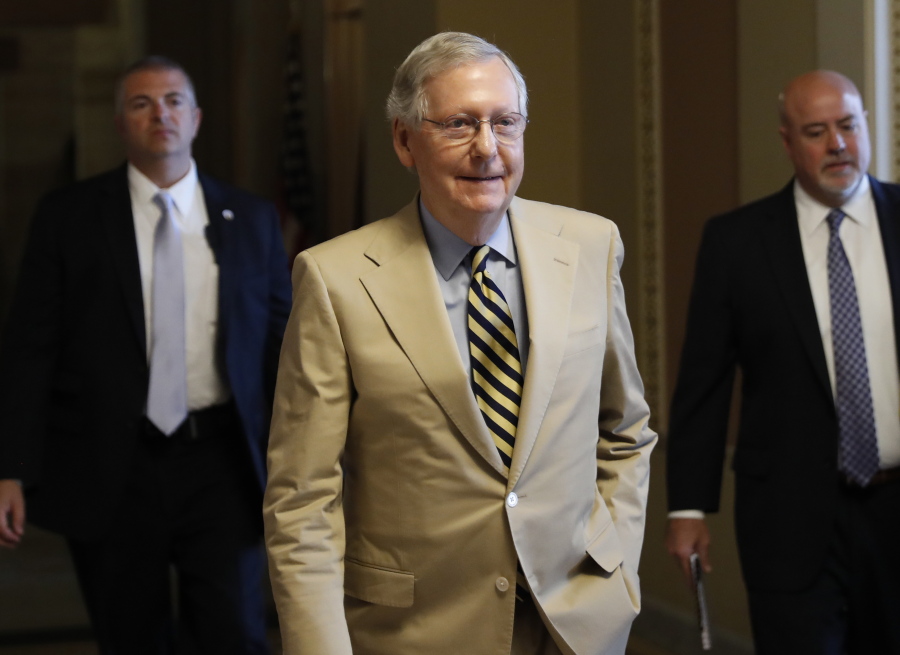 Senate Majority Leader Mitch McConnell (AP Photo/Carolyn Kaster)