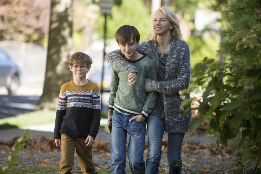 Jacob Tremblay, from left, Jaeden Lieberher and Naomi Watts star in “The Book of Henry.” Alison Cohen Rosa/Focus Features