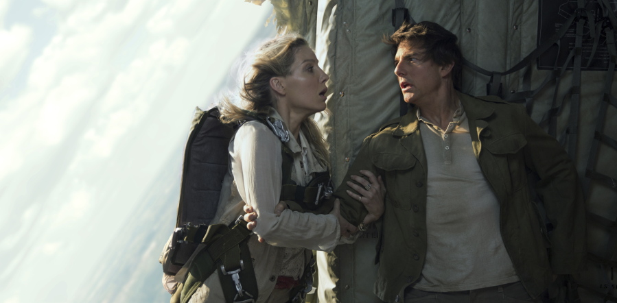 Annabelle Wallis and Tom Cruise star in “The Mummy.” Chiabella James/Universal Pictures