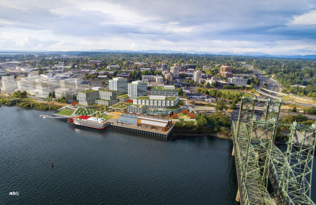 A rendering of the Terminal 1 project planned by the Port of Vancouver.