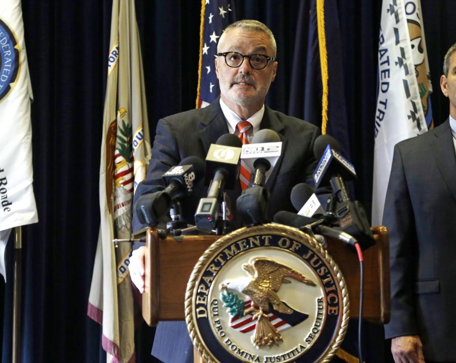 U.S. Attorney for the District of Oregon Billy J. Williams speaks during a press conference Portland, Ore., Wednesday, June 28, 2017, after the indictment of an FBI agent. FBI special agent W. Joseph Astarita pleaded not guilty to charges that he lied about shooting at a key figure in last year’s armed occupation of a national wildlife refuge just before the man was killed by Oregon police.