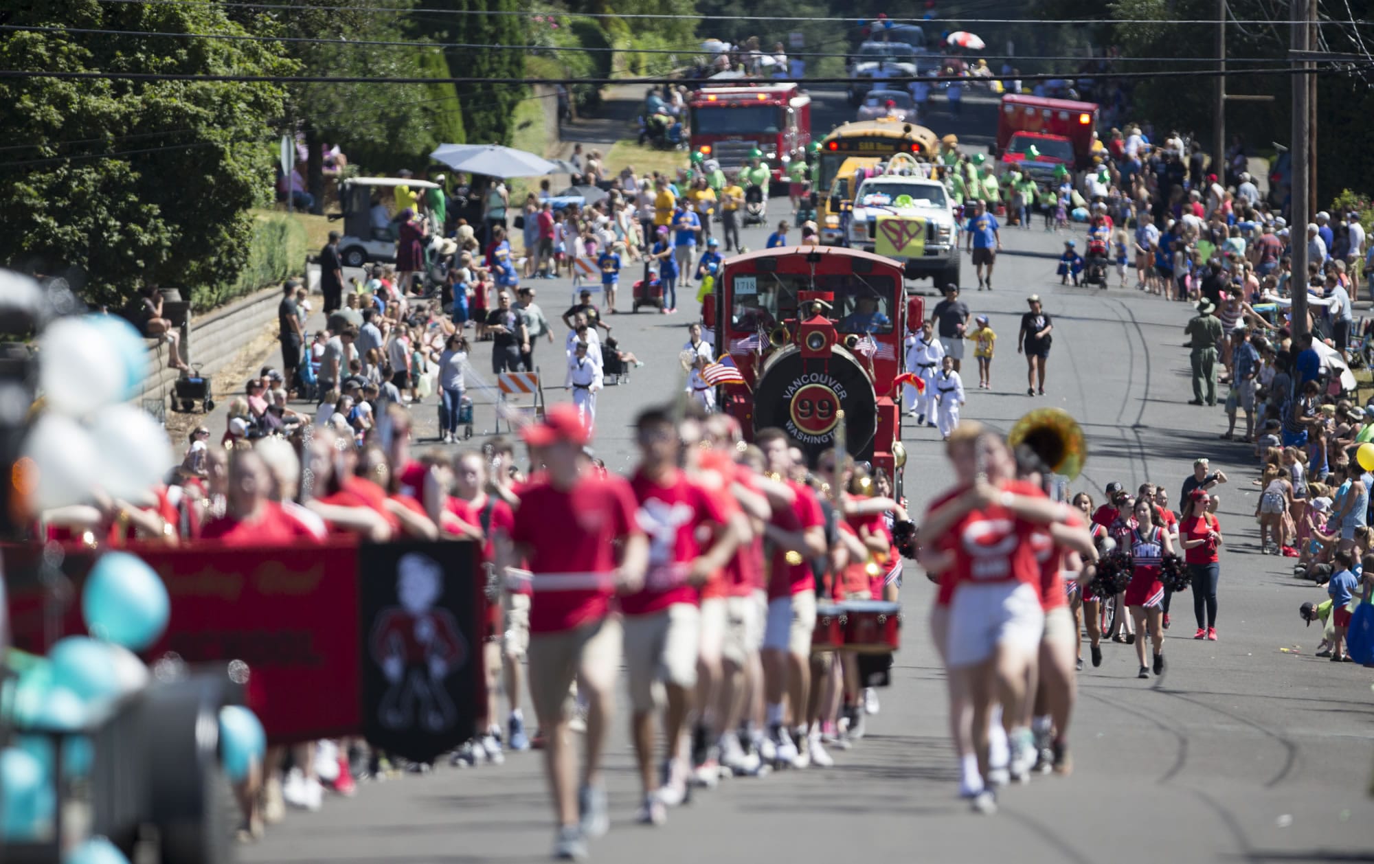 Crowds gathered for the annual Camas Days Grand Parade that was celebrating the theme of "Once Upon a Time" on Saturday. (Photos by Randy L.