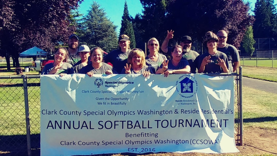 Northwood: The Options 360 team in the second tournament hosted by the Clark County Special Olympics Washington and Reside Residential Care to raise money for the Special Olympics.