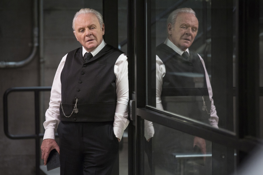 Anthony Hopkins in a scene from, “Westworld.” The program was nominated for an Emmy Award for outstanding drama series on Thursday, July 13, 2017. The Emmy Awards ceremony, airing Sept. 17 on CBS, will be hosted by Stephen Colbert. (John P.