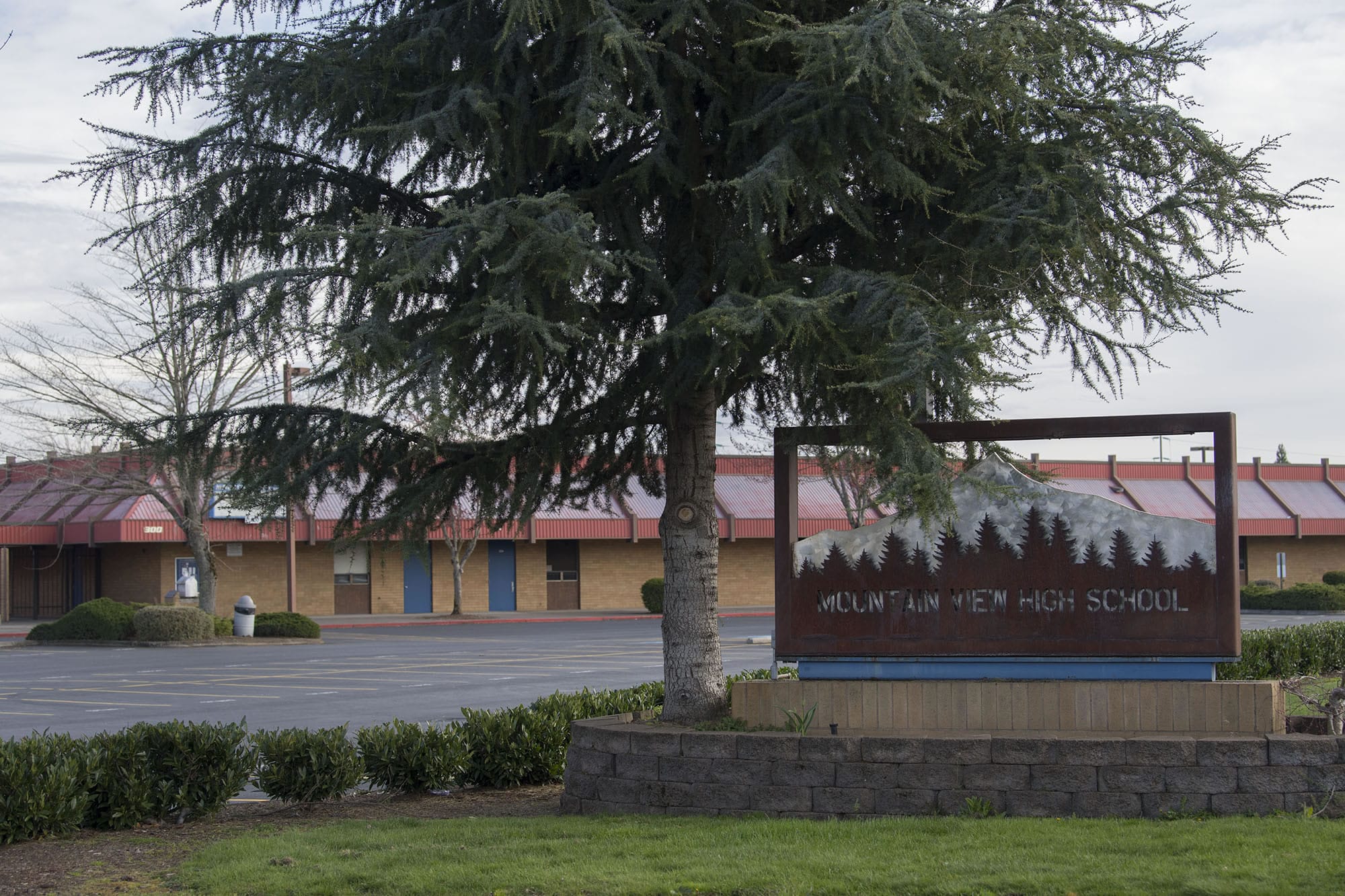 Mountain View High School is one of several schools in the Evergreen district where work is still underway to mitigate high radon levels.