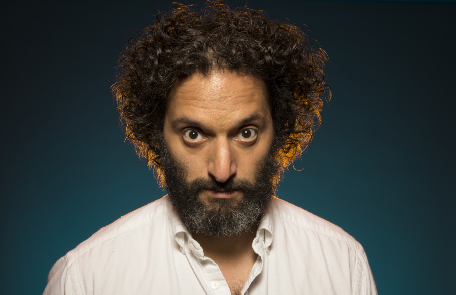 Jason Mantzoukas poses for a portrait at “The House” junket at the London Hotel in West Hollywood, Calif.