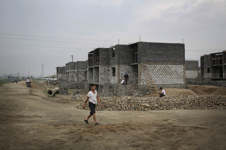 A man walks past a construction site on the outskirts of Hamhung, North Korea’s second-largest city, where construction workers unearthed a rusted but still potentially deadly mortar round in February. North Korea is just one of many countries still dealing with the explosive legacy of major wars. But the three-year Korean War, which ended in what was supposed to be a temporary armistice on July 27, 1953, was one of the most brutal ever fought.