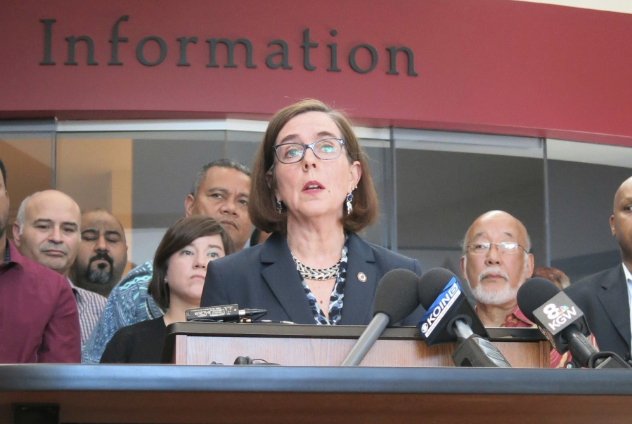 Oregon Gov. Kate Brown authorizes National Guard to deploy to help deal with tourists during eclipse.