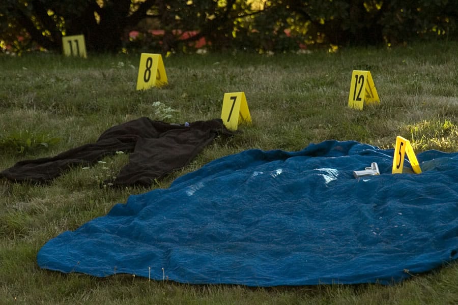 Douglas Damon was shot and killed by a Vancouver police detective on Oct. 1, 2006, after he pointed realistic-looking toy gun, visible next to the number 5, at the detective.