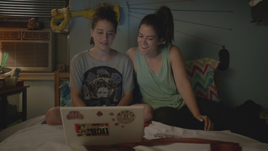 Ilana Glazer, left, and Abbi Jacobson star in Comedy Central’s “Broad City.” Hulu