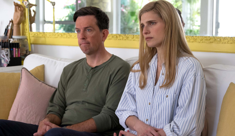 Ed Helms and Lake Bell star in “I Do … Until I Don’t.” The Film Arcade