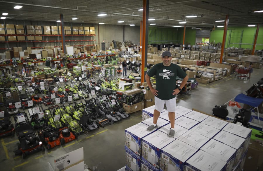 Owner Jimmy Vosika opened MN Home Outlet three years ago in Burnsville, Minn. From a start in a 1,500-square-foot space, it’s now the size of a Cub Foods. “We’re Home Depot without the lumber,” he said.