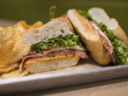 The Italian grinder is one of the sandwich options at Butcher & Baker at the Ilani Casino Resort.