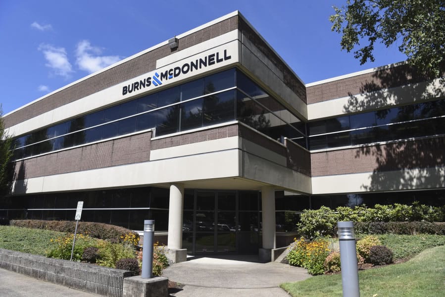 Burns & McDonnell engineering firm moved to its new office on Southeast Stonemill Drive this month.