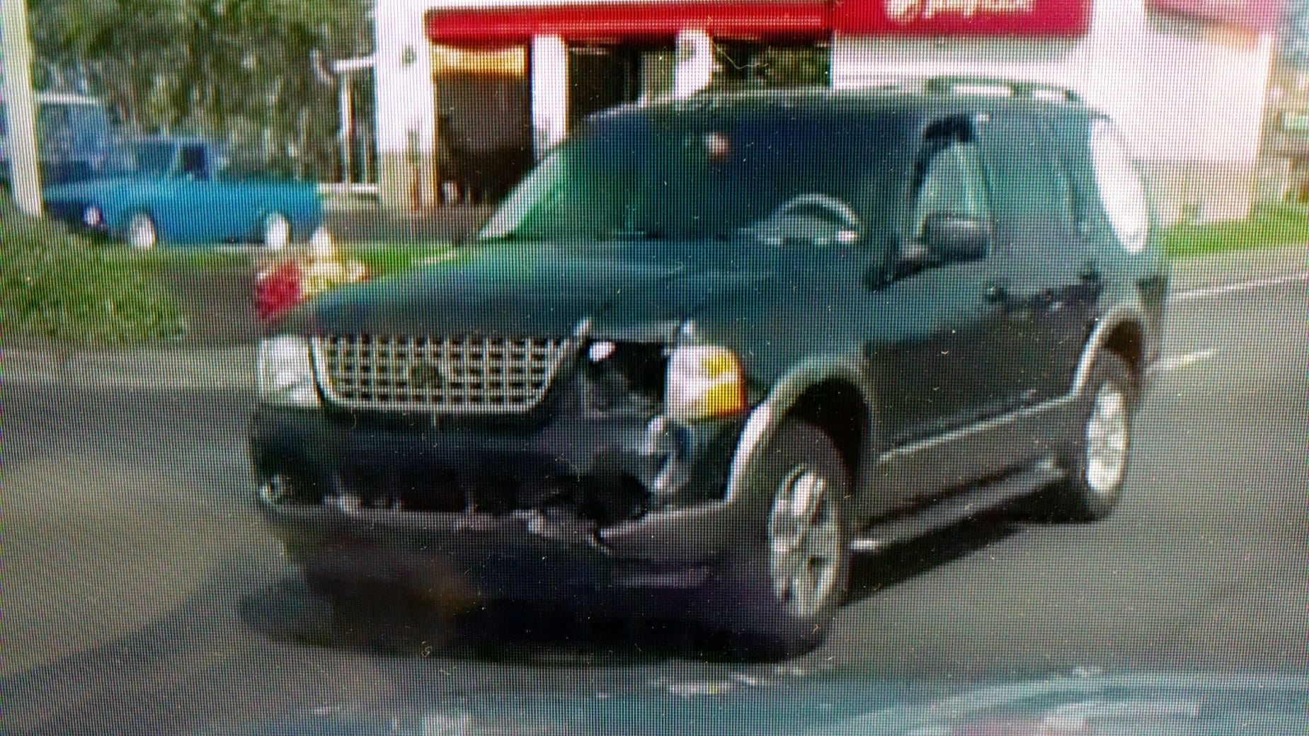 Investigators are looking for this Ford Explorer, shown here in an image from the Vancouver Police Department, which they suspect was driven away following an injury hit-and-run crash Monday evening.