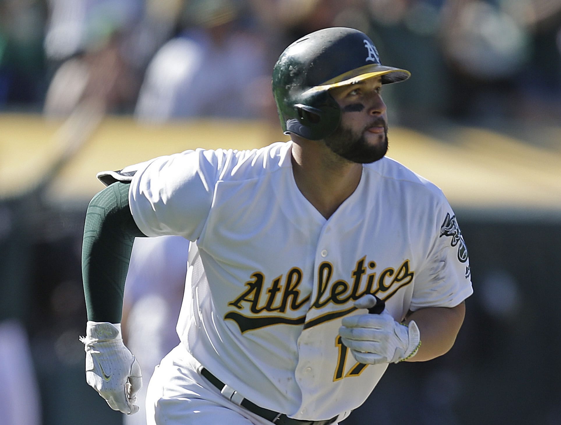 The Seattle Mariners acquired All-Star first baseman Yonder Alonso from the Oakland Athletics on Sunday, Aug. 6, 2017, for minor league outfielder Boog Powell.