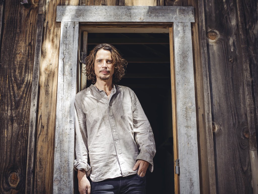 FILE - In this July 29, 2015 file photo, Chris Cornell poses for a portrait to promote his latest album, "Higher Truth," during a music video shoot in Agoura Hills, Calif. Cornell's widow told The Seattle Times for a story published Aug. 9, 2017, that she has commissioned a statue of the late Soundgarden frontman to be placed in his home town of Seattle.