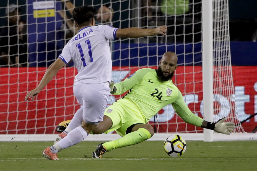 There was a time Major League Soccer depended on a shortlist of marquee names to generate excitement about a match, like United States goalie Tim Howard (24).