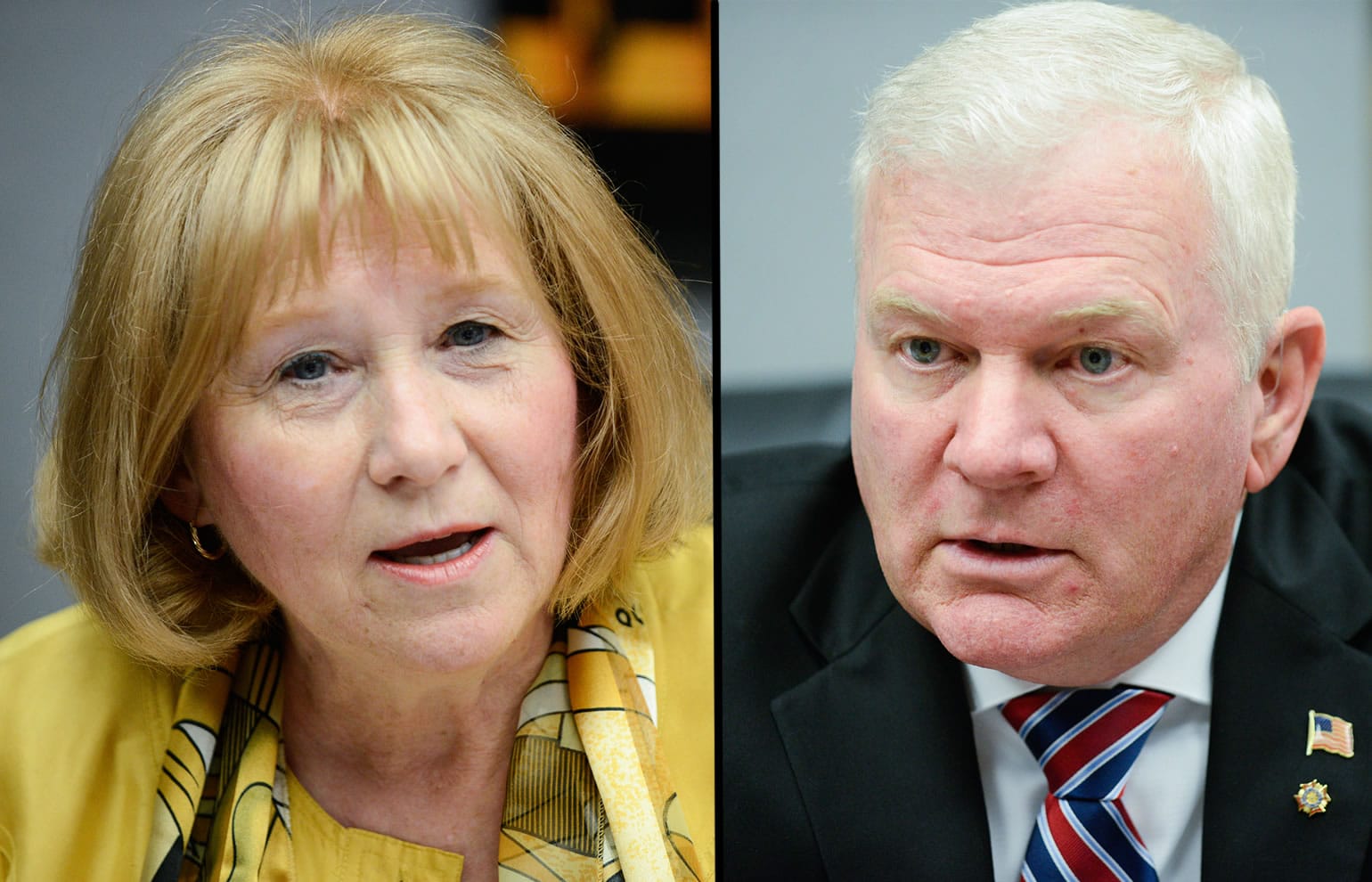 Candidates for Vancouver mayor Anne McEnerny-Ogle,left, and Steven Cox  will advance to the November general election.
