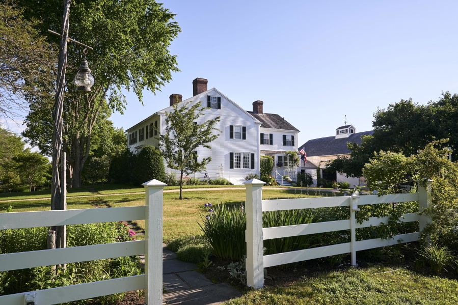 An oceanfront home in Brooklin, Maine, where E.B. White lived when he wrote “Charlotte’s Web” is for sale.