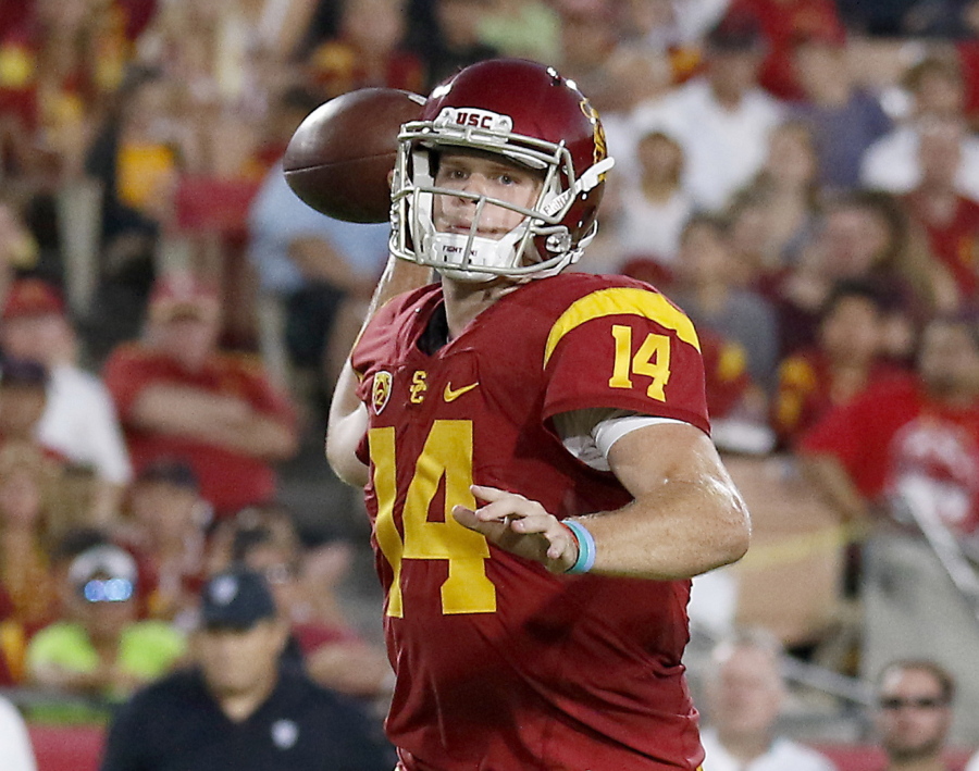 Southern California quarterback Sam Darnold is a Heisman Trophy contender and a preseason All-American for the No. 4 ranked Trojans.