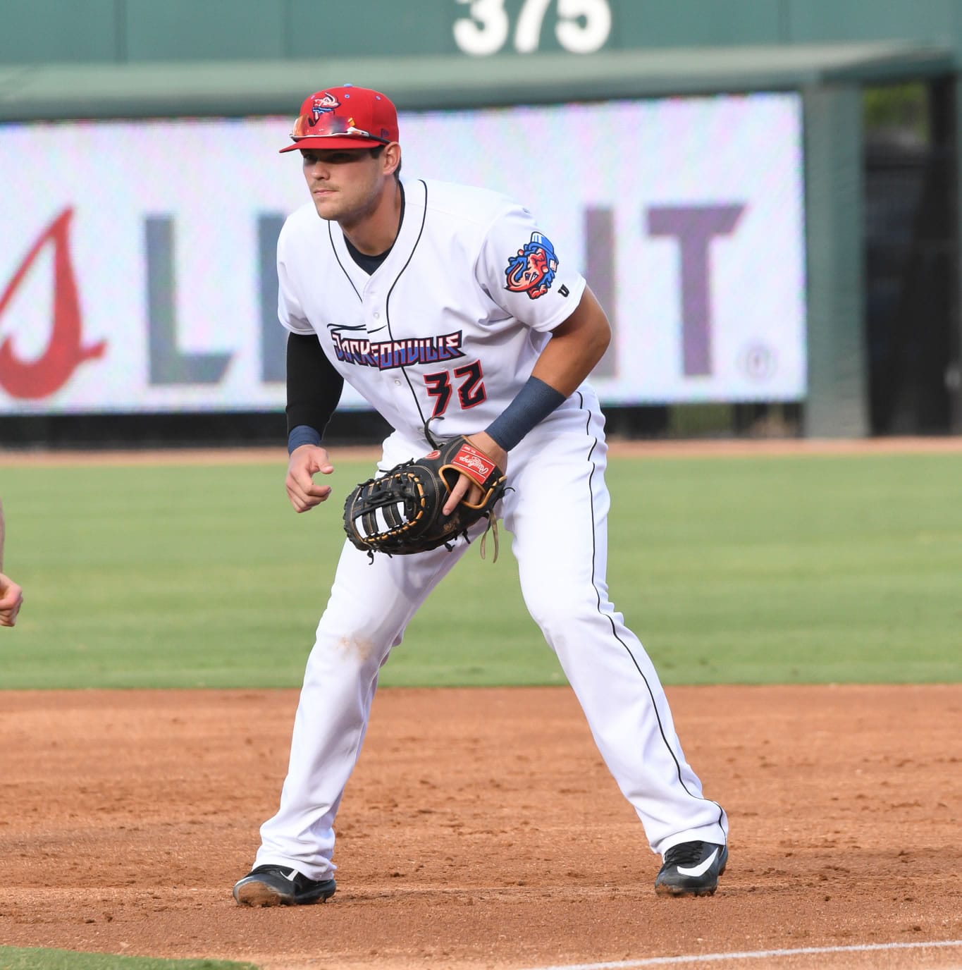 Taylor Ard, Prairie High grad playing for the Double-A Jacksonville Jumbo Shrimp, affiliated with the Miami Marlins.