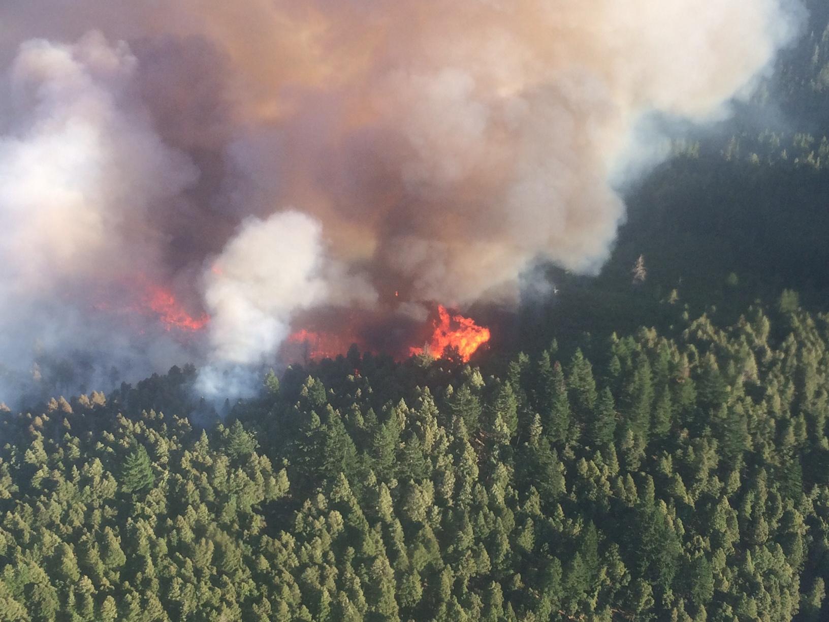 According to the Forest Service, the fire burning in the Kalmiopsis Wilderness in Southern Oregon has grown to 98,000 acres.