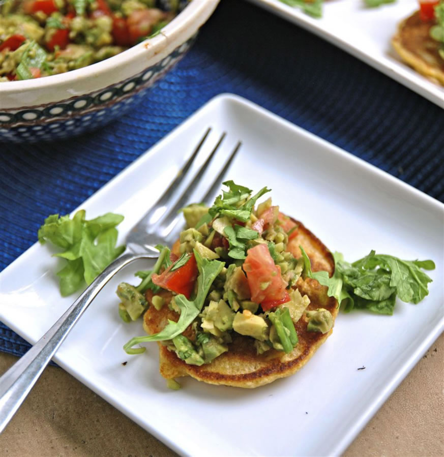 Mexican Corn Fritters With Guacamole Photos by Gretchen McKay/Pittsburgh Post-Gazette