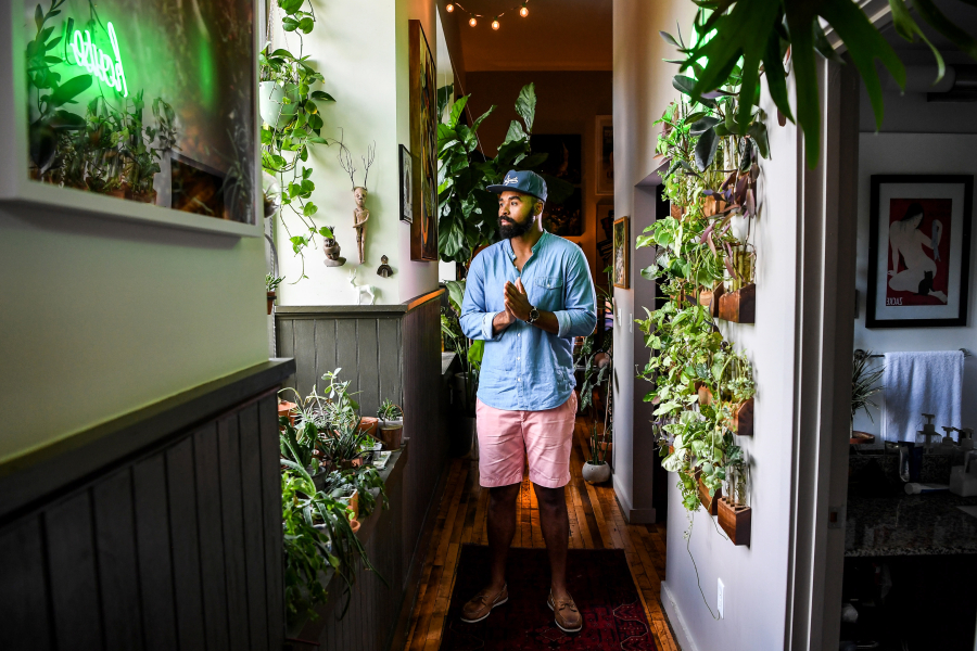 Hilton Carter, 37, has always enjoyed plants. But his Baltimore apartment now holds 180, and it’s a perfect example of a growing trend.