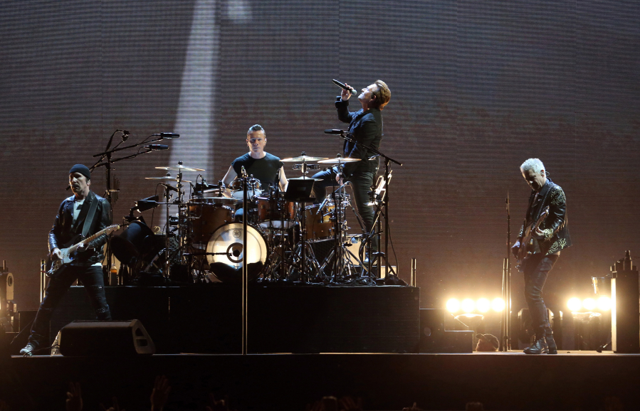 Bono and U2 perform June 3 at Soldier Field in Chicago, Ill.