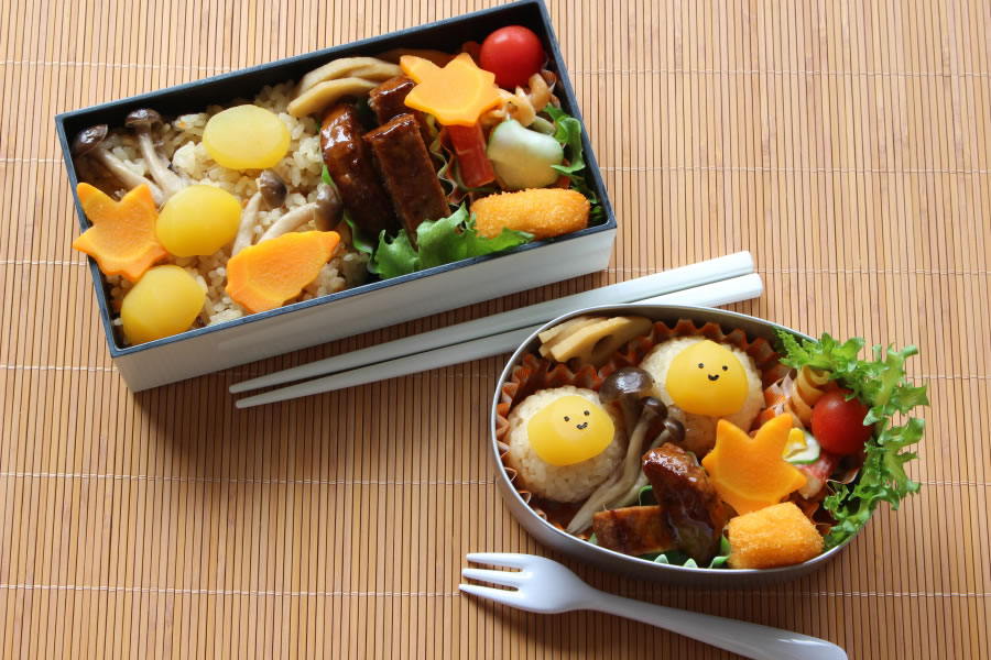 Making a bento requires using seasonal foods and being creative with leftovers.