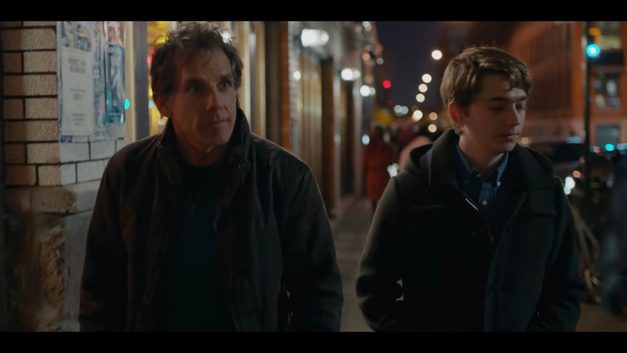 Ben Stiller, left, and Austin Abrams star in “Brad’s Status.” www.bradsstatus.movie