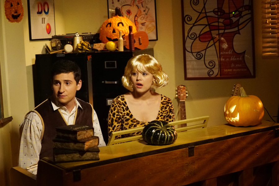 Actors appear in a Halloween episode for the hit ABC sitcom “The Goldbergs,” which is based on the childhood of creator Adam Goldberg.