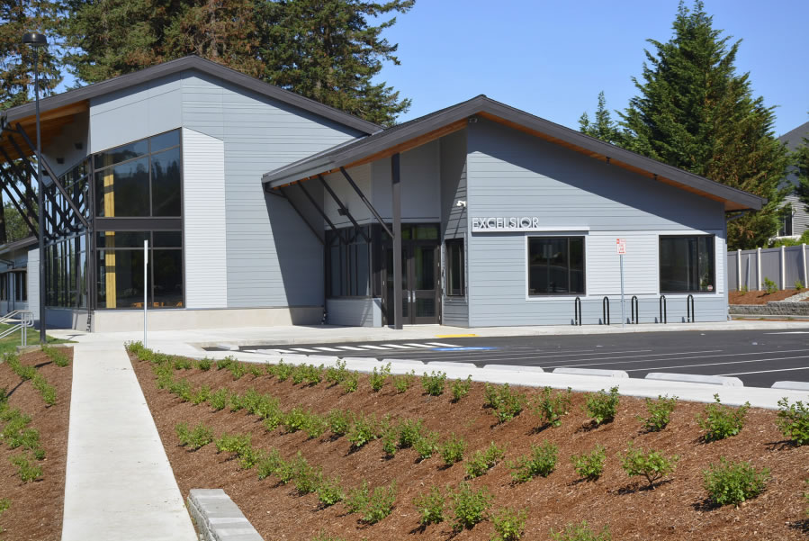 Washougal: The new Excelsior building in the Washougal School District, which opened this month with two reworked alternative high school options for students.
