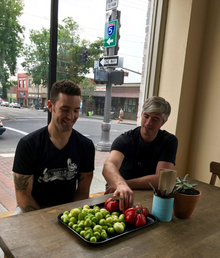 Little Conejo owners Mychal Dynes and Mark Wooten talk about the produce from Mark’s farm, Phantom Rabbit Farm, that they use in their downtown Vancouver restaurant.