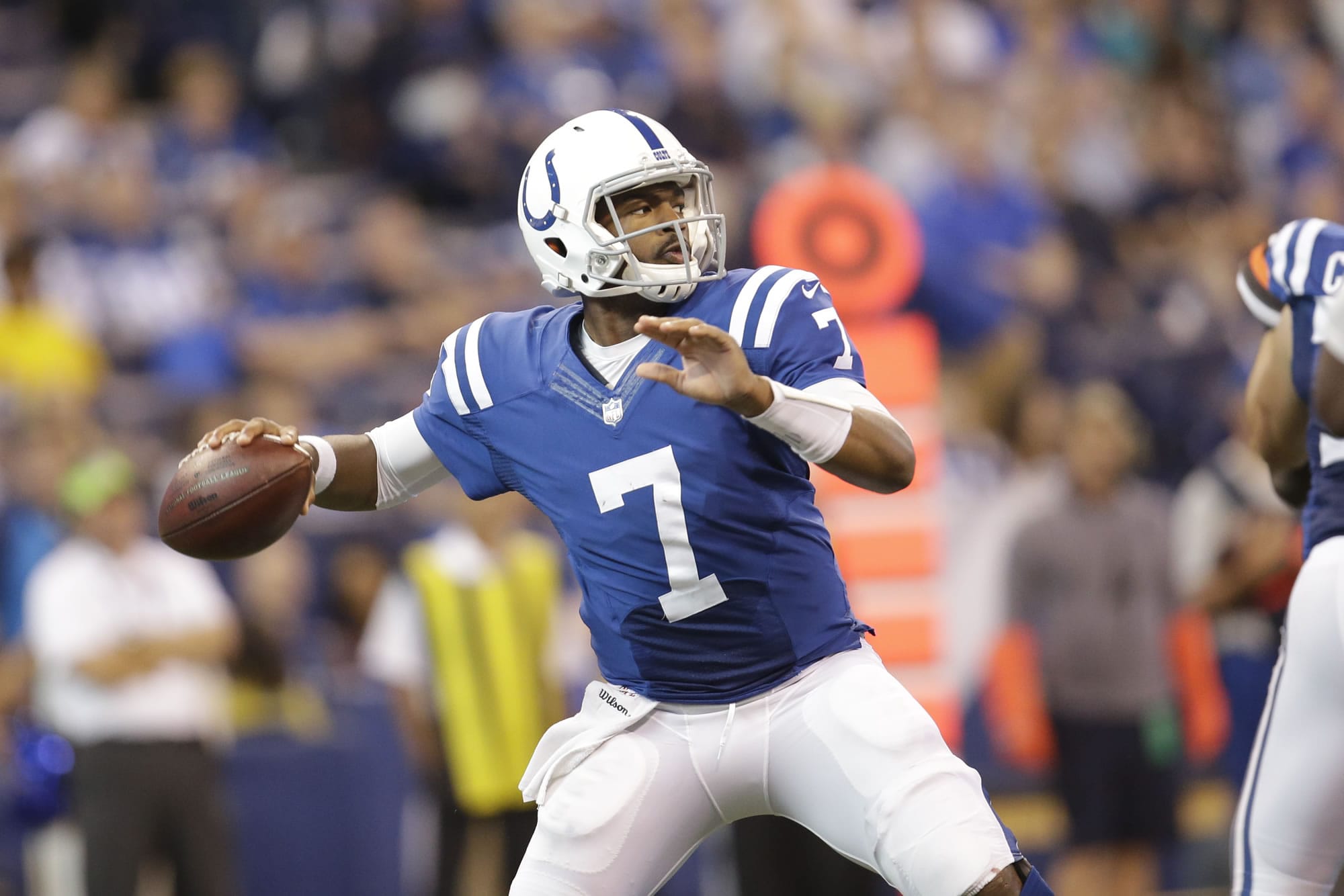 Indianapolis Colts quarterback Jacoby Brissett will get the start on Sunday, Oct. 1 against the Seattle Seahawks.