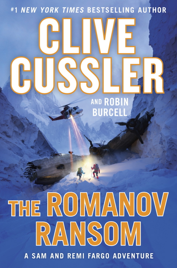This cover image released by Putnam shows “The Romanov Ransom,” by Clive Cussler and Robin Burcell.
