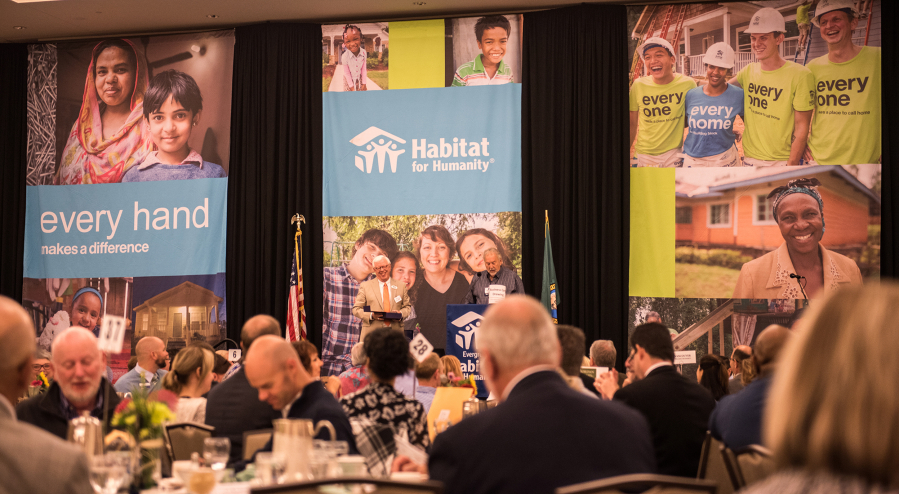 Evergreen Habitat for Humanity’s “Raising the Roof” fundraiser brought in $136,410, which will help the nonprofit finish building four homes for its low-income subdivision.