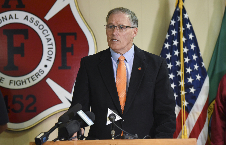 Governor Jay Inslee chose the Vancouver Firefighters Local 452 to call on Washington’s congressional delegation to oppose a tax reform proposal that he said would hurt Washington taxpayers.