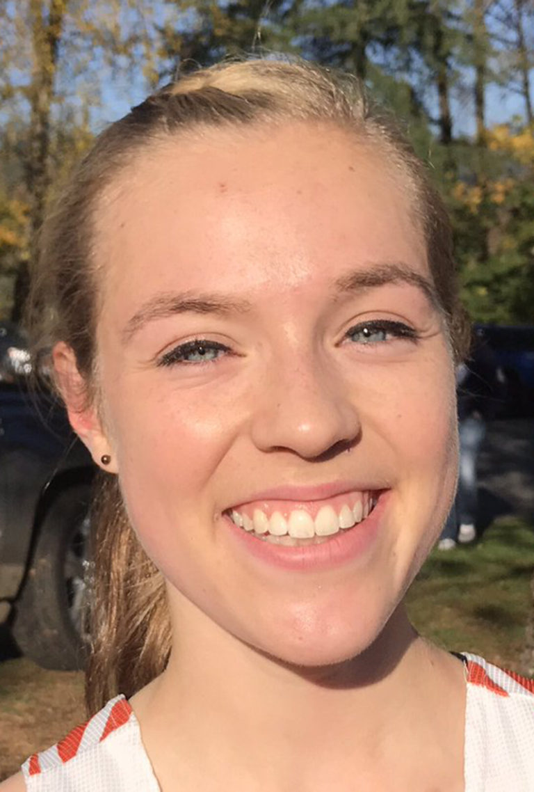 Washougal's Amelia Pullen, 2A district cross country champion, Oct.