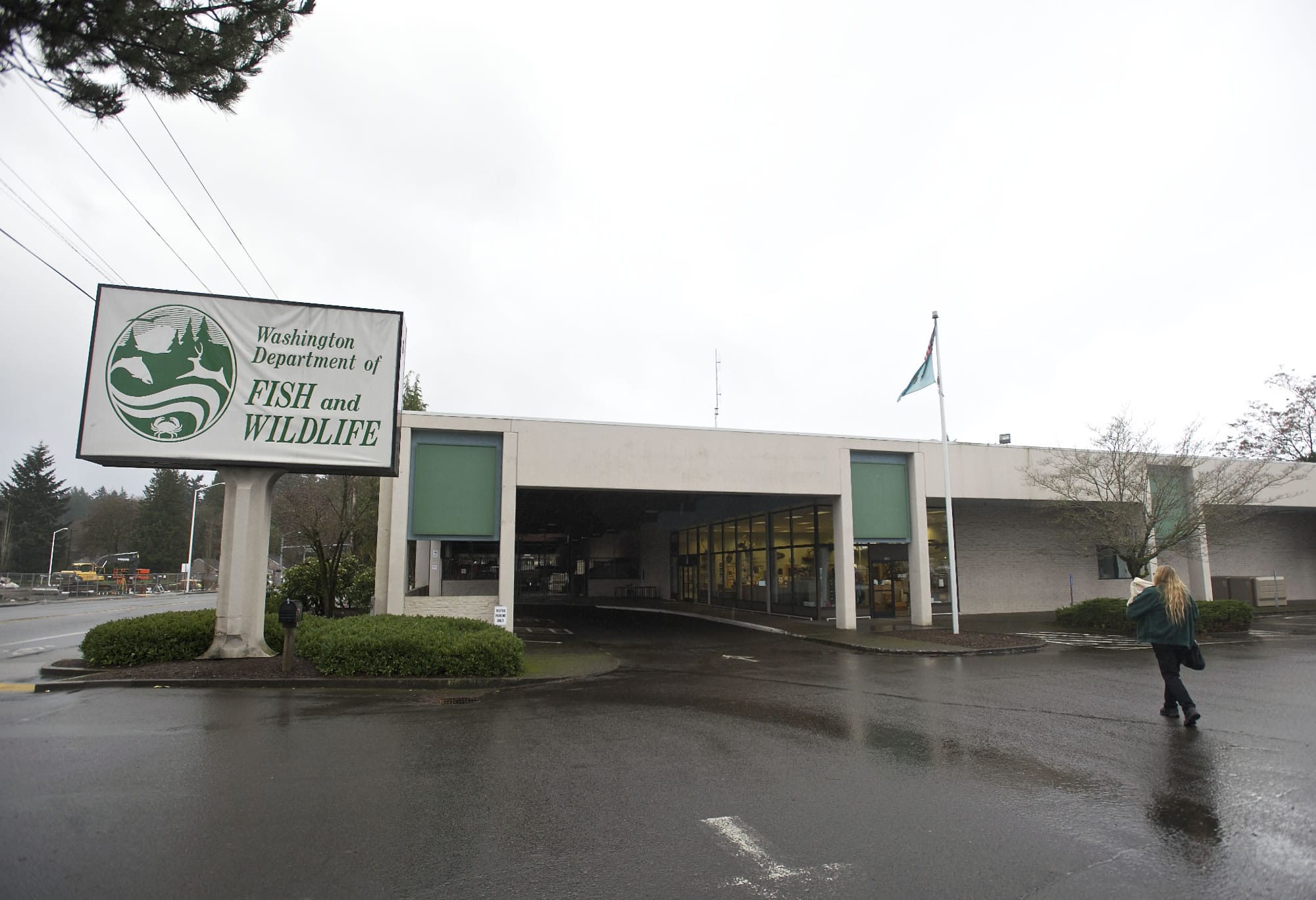 The Department of Fish and Wildlife Southwest Washington regional office moved to the Port of Ridgefield in 2016, leaving the building on Grand, seen here in 2013, empty. The city of Vancouver plans to turn it into a day center for the homeless.