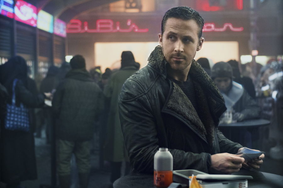 Ryan Gosling in a scene from “Blade Runner 2049.” Stephen Vaughan/Warner Bros.