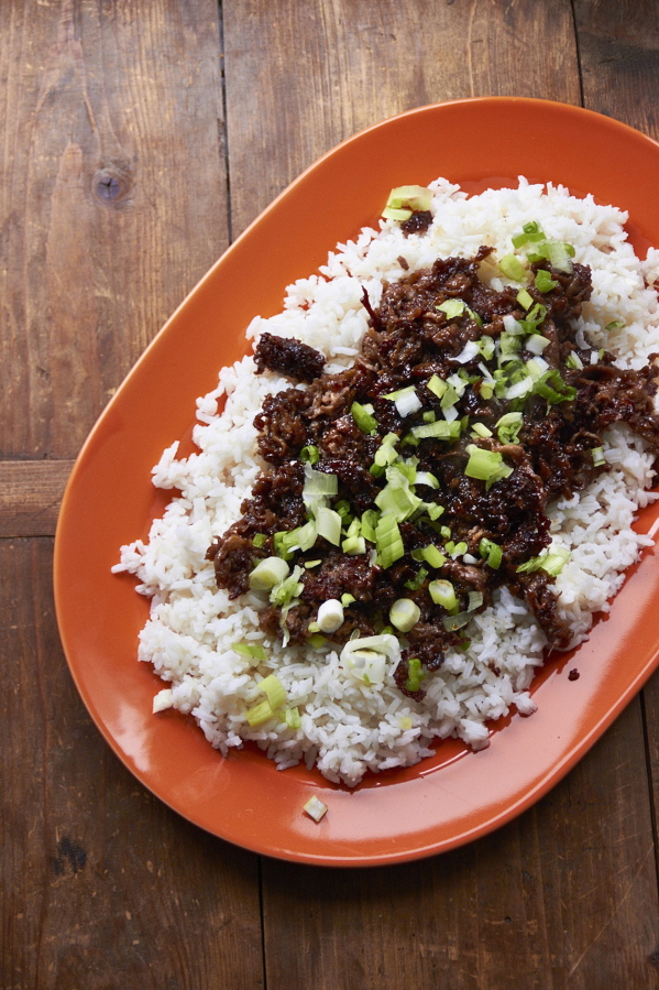 Mongolian Beef over rice (Katie Workman/Associated Press)
