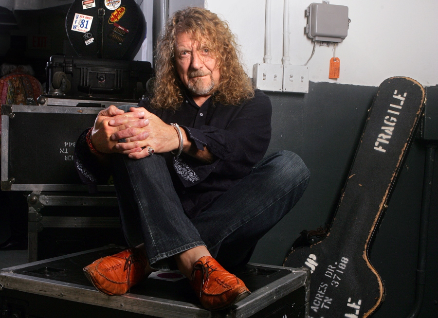 Singer Robert Plant poses for a portrait in Miami.