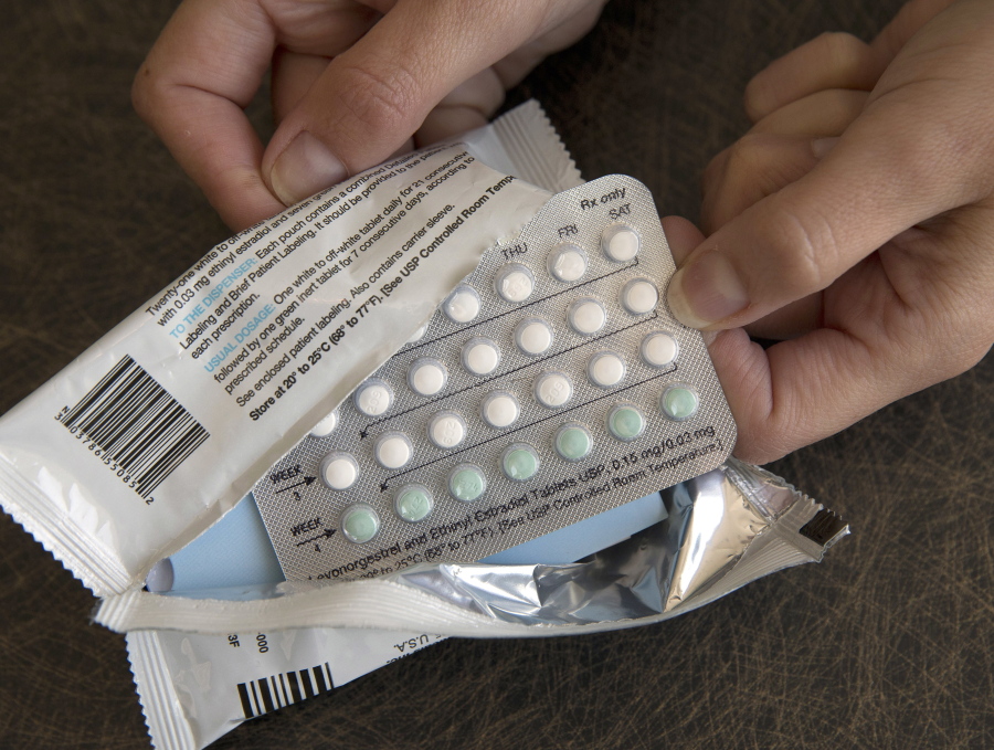 A one-month dosage of hormonal birth control pills is displayed in Sacramento, Calif. The Trump administration’s new birth control rule is raising questions among some doctors and researchers. They say it overlooks known benefits of contraception while selectively citing data that raise doubts about effectiveness and safety.