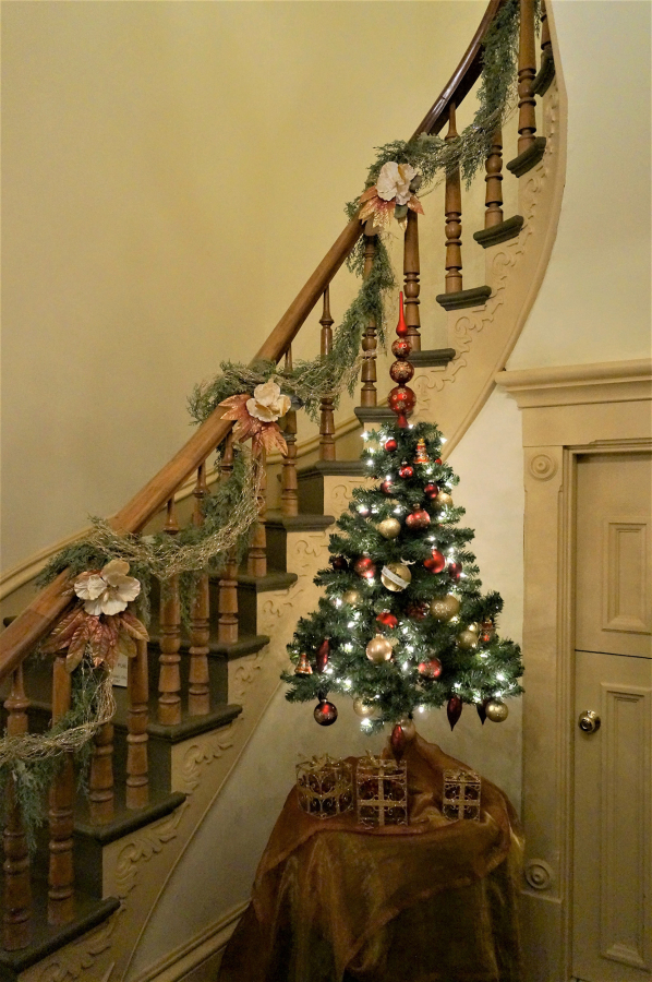 Gallery 360 at The Slocum House’s final exhibition, “Deck the Halls,” features the work of 50 local artists. Gallery 360 is leaving the historic Slocum House after the end of this year.